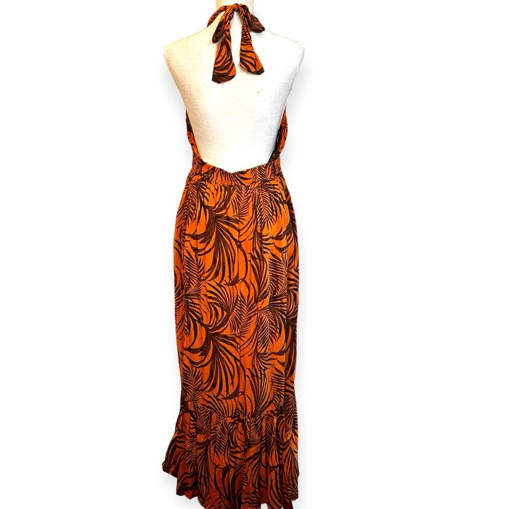 MinkPink size large Finley open back halter midi dress NWT - Picture 4 of 15